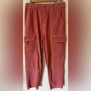 Womens Stylish Pink Cargo Pants by PAC SUN